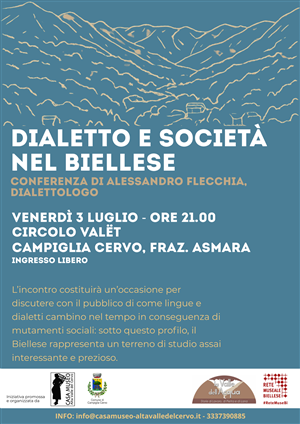 Conferenza Dialetto e società nel Biellese
